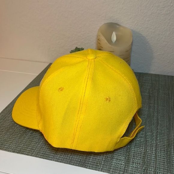 #46 👋Yellow “Hi” Baseball Cap 👋 - Picture 6 of 13